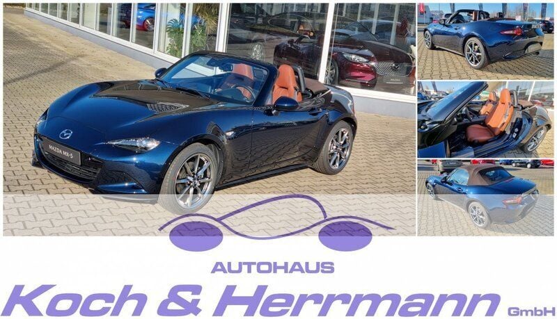 Deep crystal blue Gebraucht 2023 Mazda MX5 Kazari Cabrio | 30.999 € (Fairer Preis) - Bild 1/4