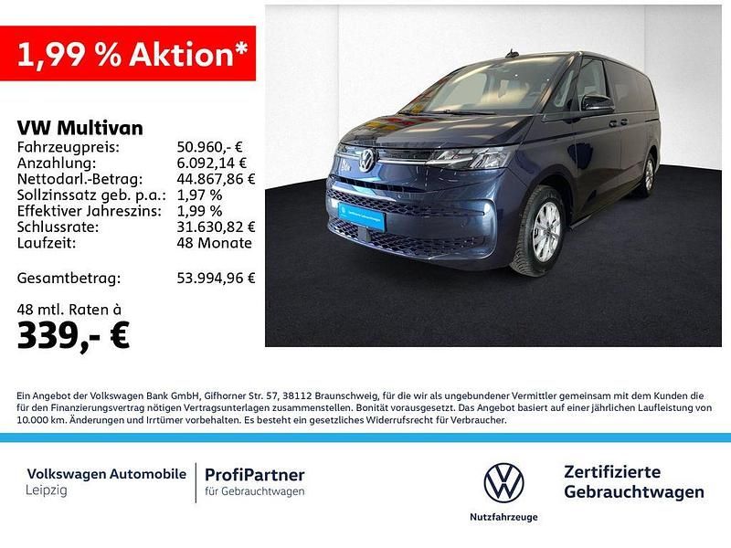 Blau Gebraucht 2024 VW T7 Life Van | 50.490 € (Guter Preis) - Bild 1/3