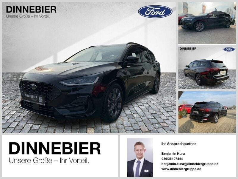 Schwarz (metallic) Gebraucht 2023 Ford Focus ST-Line Kombi | 25.490 € (Fairer Preis) - Bild 1/1