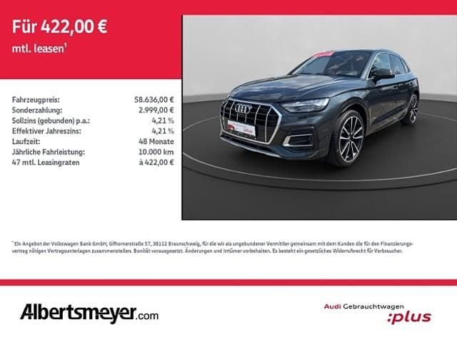 Grau Gebraucht 2024 Audi Q5 Advanced SUV | 58.636 € (Etwas zu teuer) - Bild 1/4
