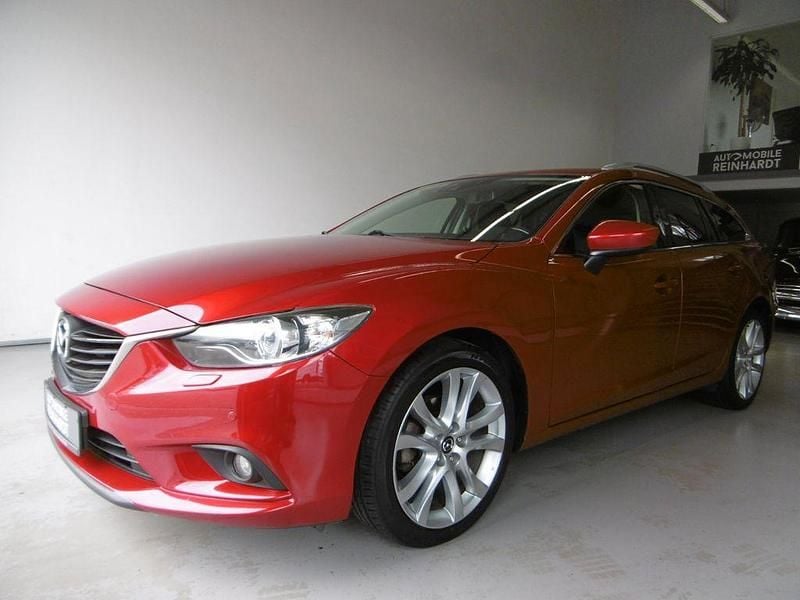 Rot Gebraucht 2014 Mazda 6 Sports-Line Kombi | 9.955 € (Guter Preis) - Bild 1/4