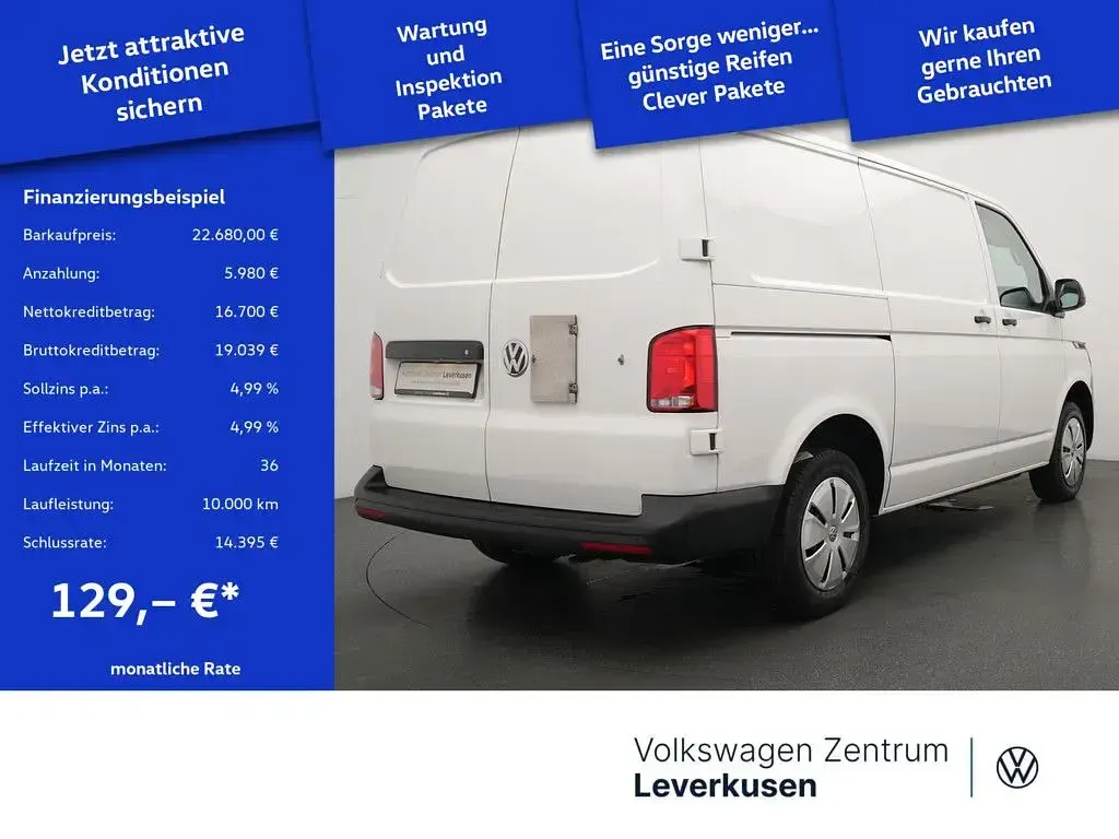 Gebraucht VW T6.1 150 PS (110 kW) 2022 Weiss / candy weiss Van