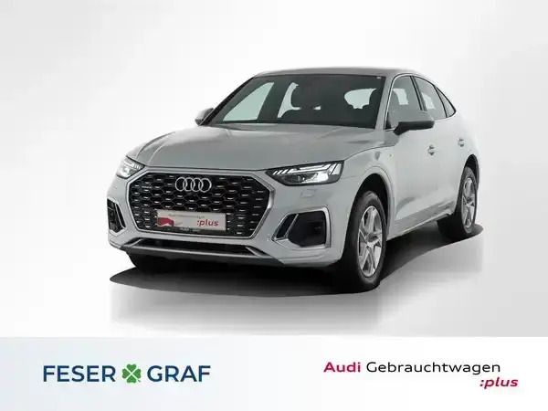 Gletscherweiß metallic Gebraucht 2024 Audi Q5 Ambiente SUV | 46.650 € (Guter Preis) - Bild 1/4