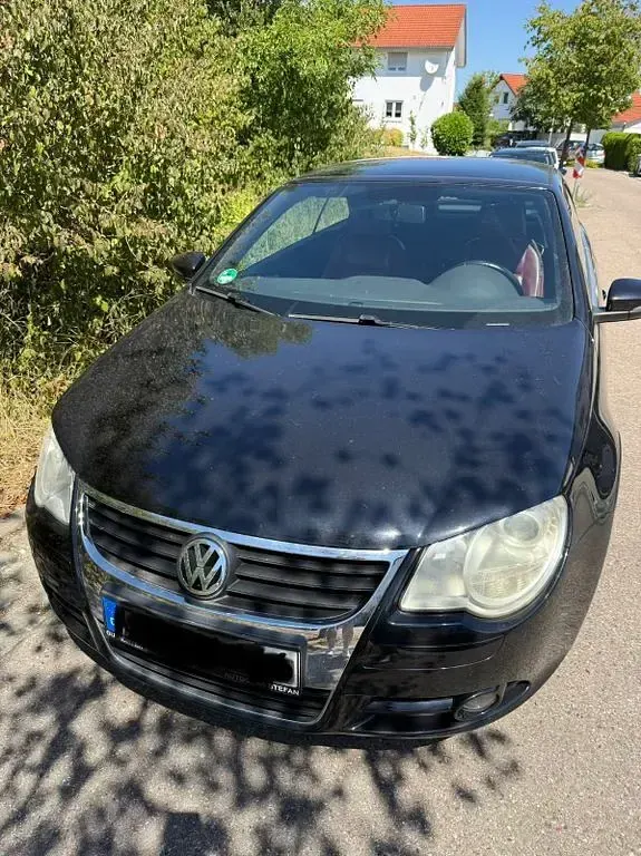 Gebraucht VW Eos 122 PS (89 kW) 2009 Schwarz Cabrio