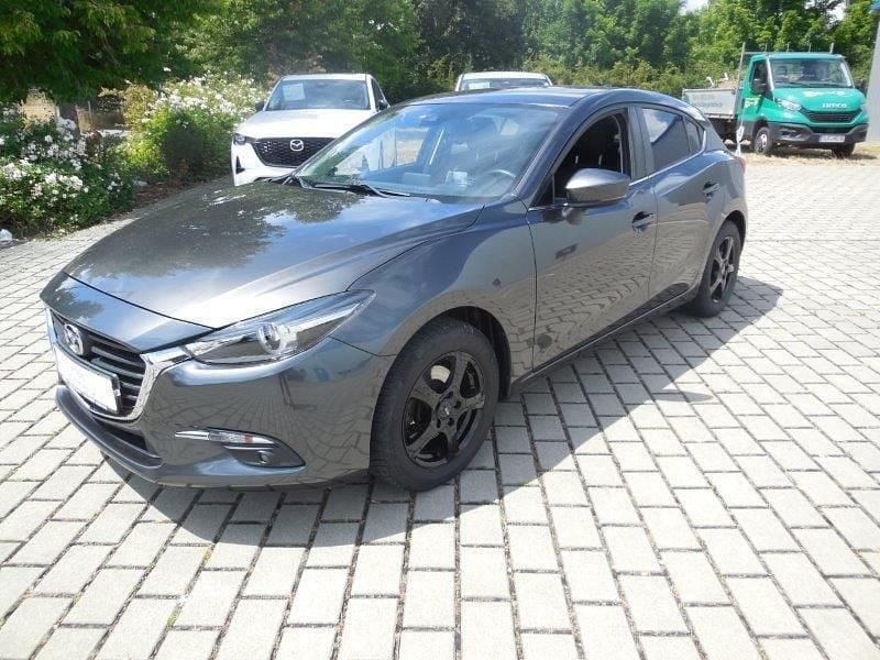 Matrixgrau metallic Gebraucht 2017 Mazda 3 Exclusive-Line Limousine | 15.000 € (Fairer Preis) - Bild 1/4