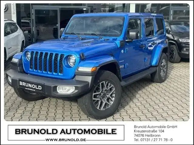 Schwarz Gebraucht 2023 Jeep Wrangler Unlimited Sahara SUV | 67.900 € (Teuer) - Bild 1/4