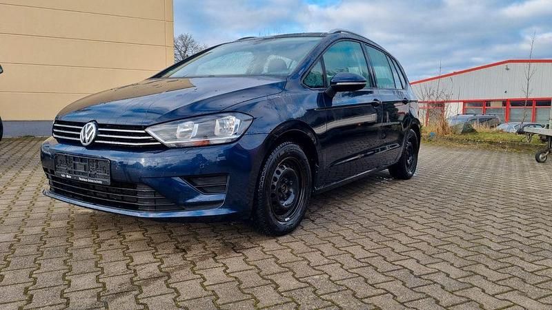 Blau Gebraucht 2015 VW Golf Sportsvan Comfortline Van / Kleinbus | 8.999 € (Superpreis) - Bild 1/4
