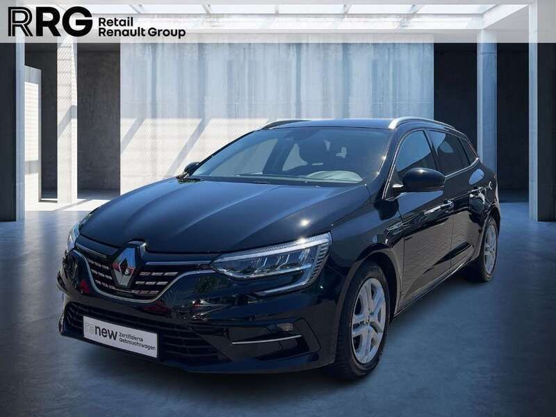 Blackpearlschwarz Gebraucht 2021 Renault Mégane GrandTour Intens Kombi | 15.990 € (Fairer Preis) - Bild 1/4