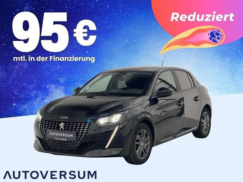 Lackierung schwarz perla nera/ Gebraucht 2021 Peugeot 208 Active Kleinwagen | 11.885 € (Fairer Preis) - Bild 1/3