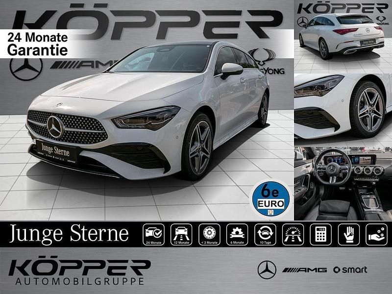 Weiß Gebraucht 2024 Mercedes CLA250e Shooting Brake Premium Kombi | 39.777 € (Teuer) - Bild 1/4