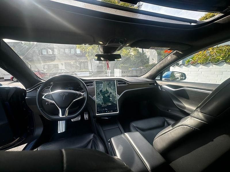 Gebraucht Tesla Model S 386 kW (525 PS) 2015 Blau Kleinwagen