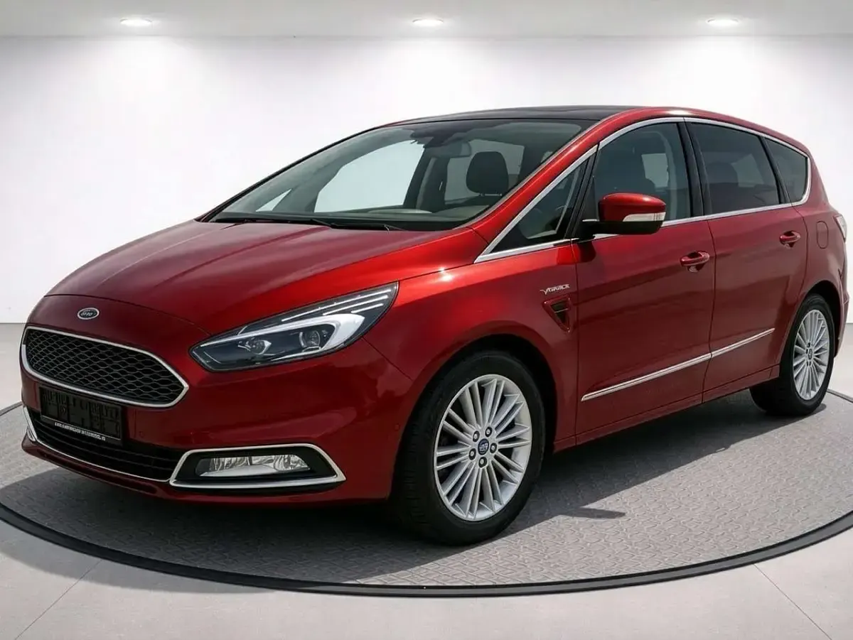 Second-hand Ford S-MAX Vignale 150 CP (110 kW) 2019 Roșu Monovolum