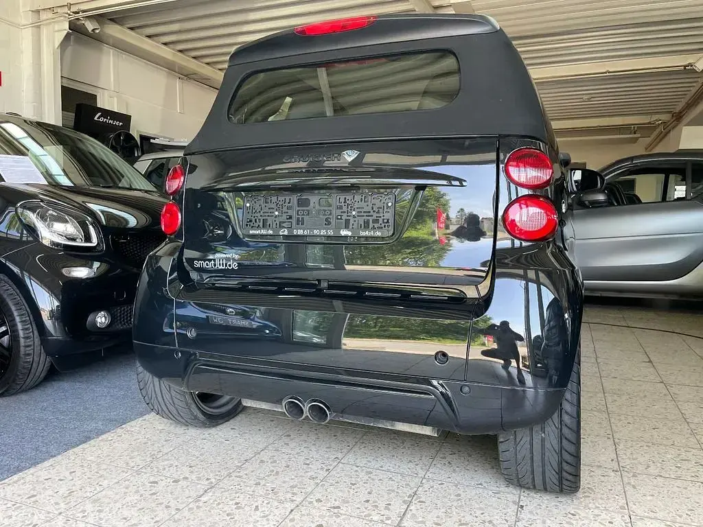Gebraucht Smart ForTwo Cabrio Brabus 71 PS (52 kW) 2011 Schwarz Cabrio
