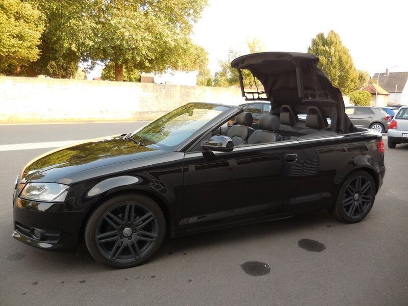 Gebraucht Audi A3 Cabriolet S-Line 140 PS (102 kW) 2010 Schwarz Cabrio