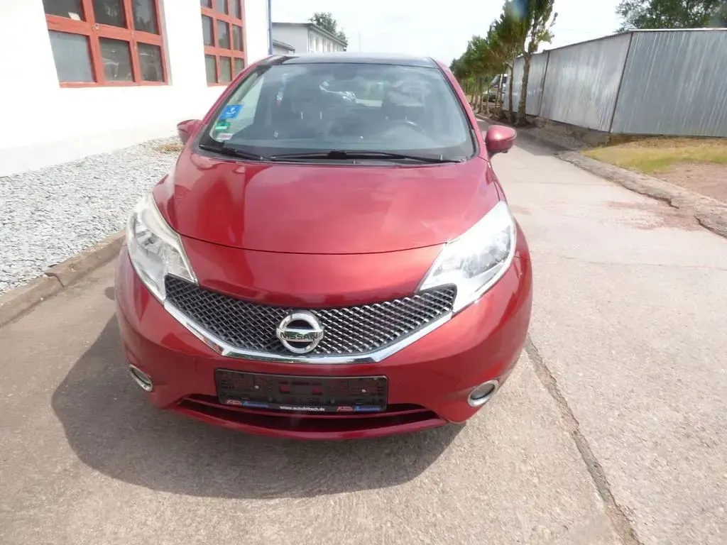 Gebraucht Nissan Note Acenta 80 PS (58 kW) 2014 Rot Kleinwagen