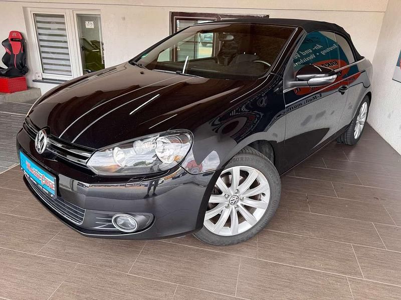 Schwarz Gebraucht 2012 VW Golf Cabriolet Cabrio | 7.999 € (Fairer Preis) - Bild 1/4