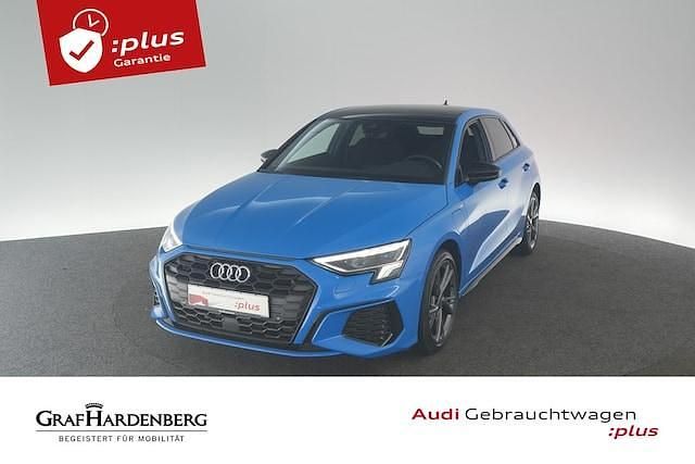 Turboblau Gebraucht 2022 Audi A3 Sportback e-tron Design Limousine | 25.910 € (Fairer Preis) - Bild 1/4