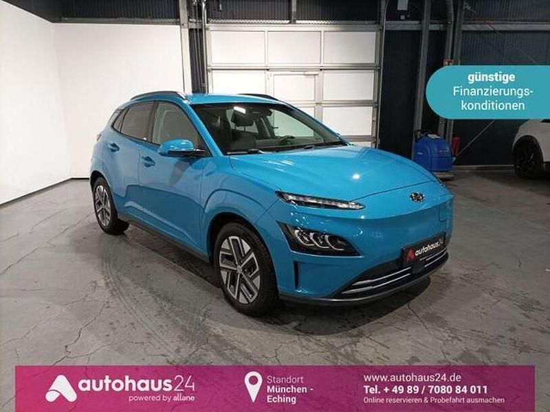 Blau Gebraucht 2021 Hyundai Kona Trend SUV | 16.550 € (Fairer Preis) - Bild 1/4