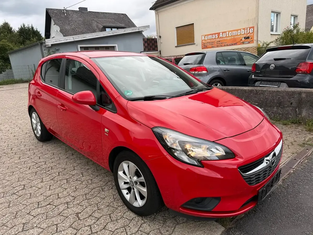 Gebraucht Opel Corsa Active 101 PS (74 kW) 2017 Rot Kleinwagen