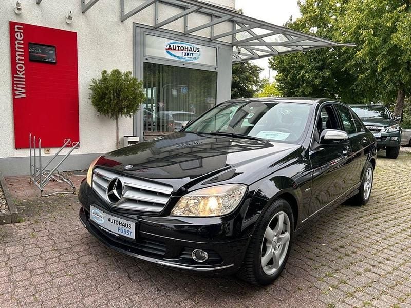 Schwarz Gebraucht 2008 Mercedes C200 Elegance Limousine | 5.990 € (Guter Preis) - Bild 1/4