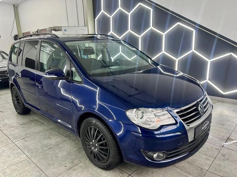 Gebraucht VW Touran Trendline 105 PS (77 kW) 2009 Blau Van / Kleinbus