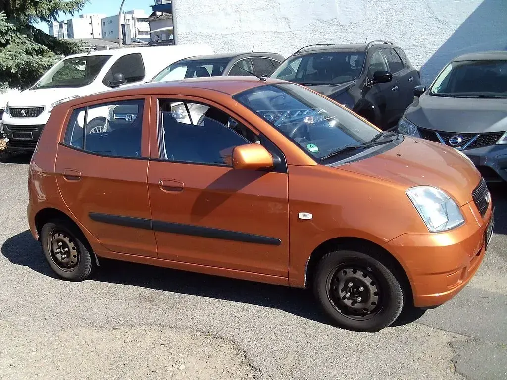 Gebraucht Kia Picanto LX 65 PS (47 kW) 2006 Orange Kleinwagen