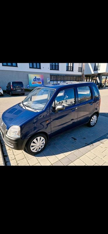 Gebraucht Opel Agila 60 PS (44 kW) 2001 Blau Van / Kleinbus