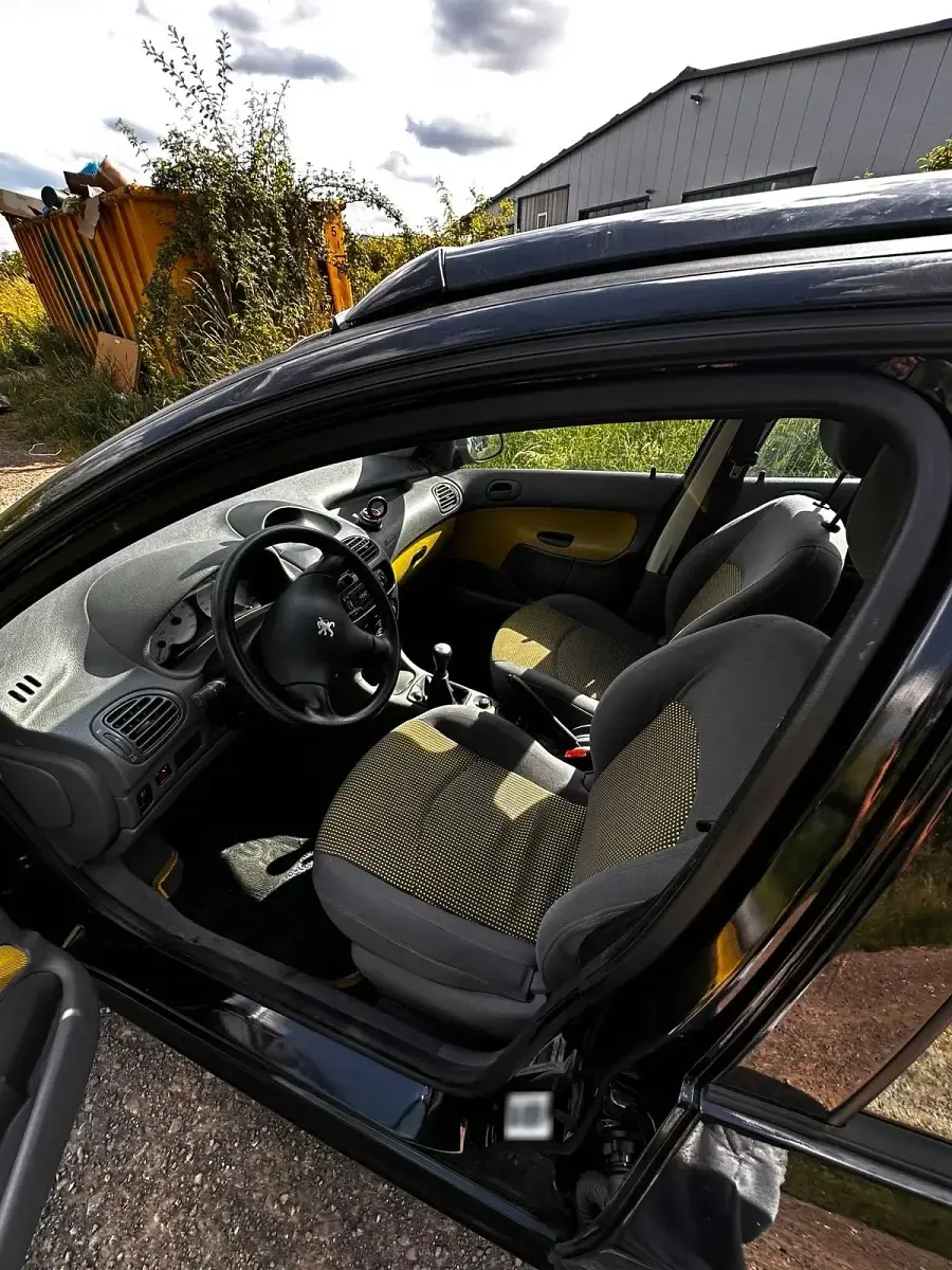 Gebraucht Peugeot 206 75 PS (55 kW) 2001 Schwarz Limousine