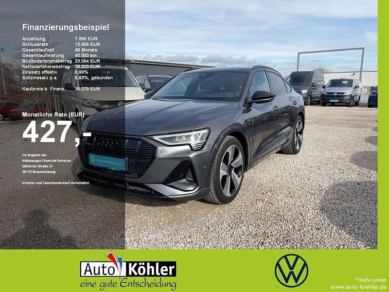 Gebraucht Audi e-tron Sportback S-Line 300 kW (408 PS) 2022 Daytonagrau perleffekt SUV