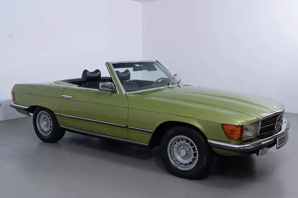 Gebraucht Mercedes SL350 194 PS (142 kW) 1978 Grün Cabrio