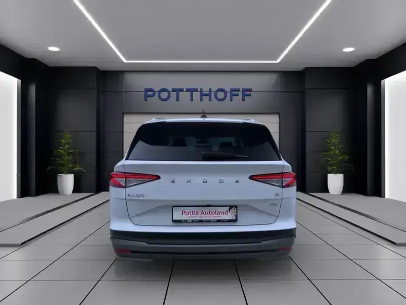 Gebraucht Skoda Enyaq iV Loft 194 kW (265 PS) 2022 Moonweiss metallic SUV