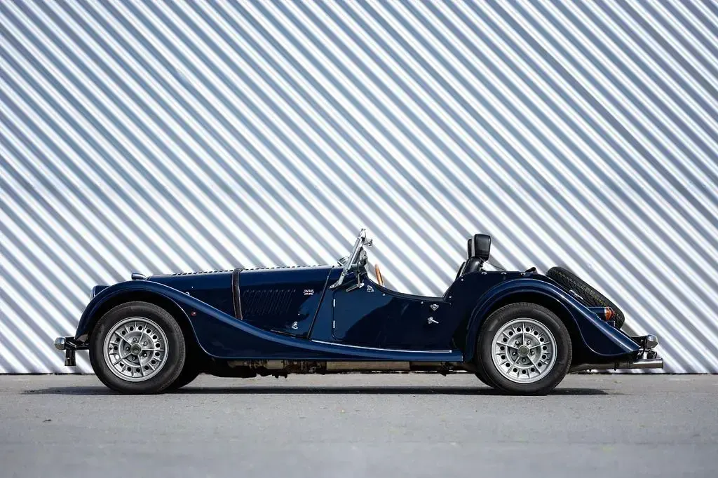 Gebraucht Morgan Plus 8 190 PS (139 kW) 2001 Blau Cabrio