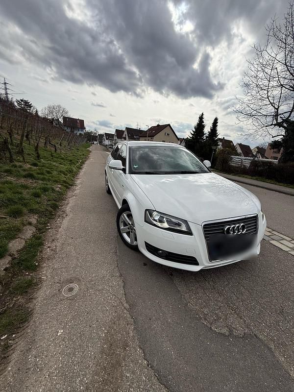 Gebraucht Audi A3 S-Line 160 PS (117 kW) 2009 Weiß Kleinwagen