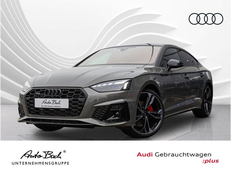 Chronosgrau metallic Gebraucht 2025 Audi A5 Sportback S-Line Limousine | 63.940 € - Bild 1/4