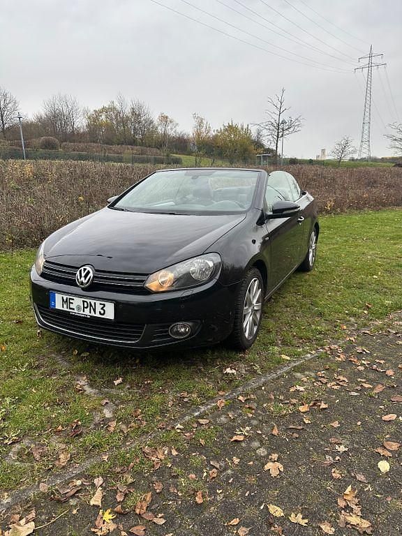 Schwarz Gebraucht 2013 VW Golf Cabriolet Life Cabrio | 7.500 € (Fairer Preis) - Bild 1/4