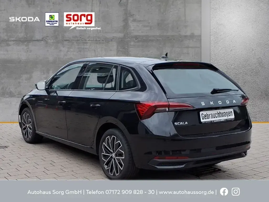 Gebraucht Skoda Scala Drive 116 PS (85 kW) 2024 Schwarz Kleinwagen