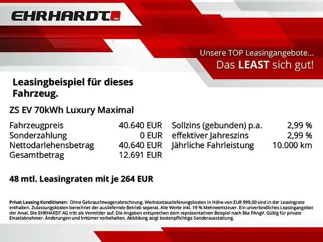 Gebraucht MG ZS Luxury 114 kW (156 PS) 2022 Schwarz Limousine