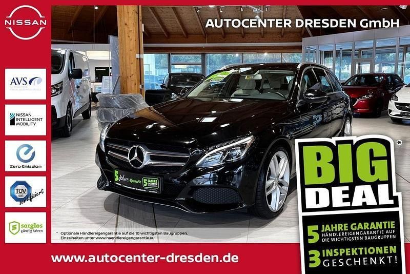Schwarz Gebraucht 2015 Mercedes C200 Avantgarde Limousine | 18.990 € (Guter Preis) - Bild 1/4