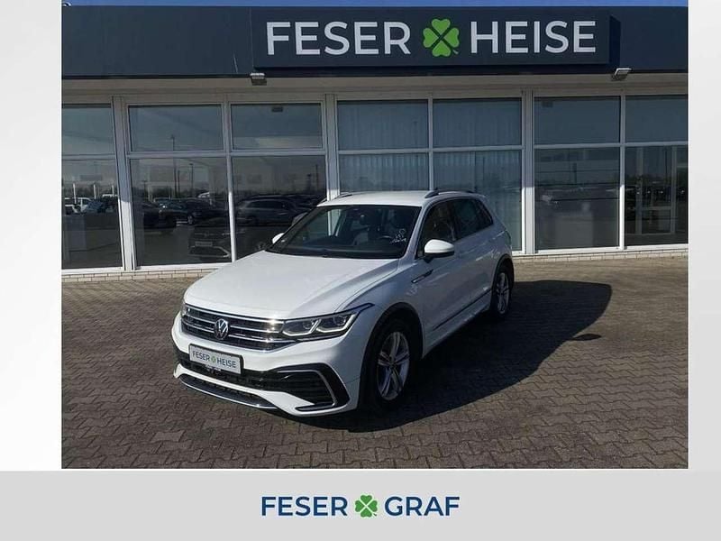 Weiß Gebraucht 2022 VW Tiguan R-line SUV | 28.940 € (Guter Preis) - Bild 1/4