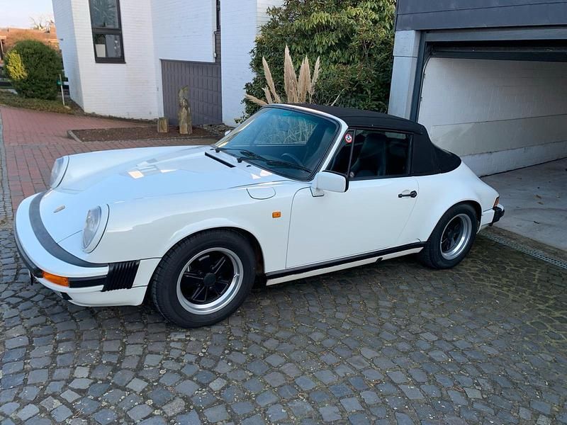 Weiß Gebraucht 1987 Porsche 911 Cabrio | 93.911 € - Bild 1/4