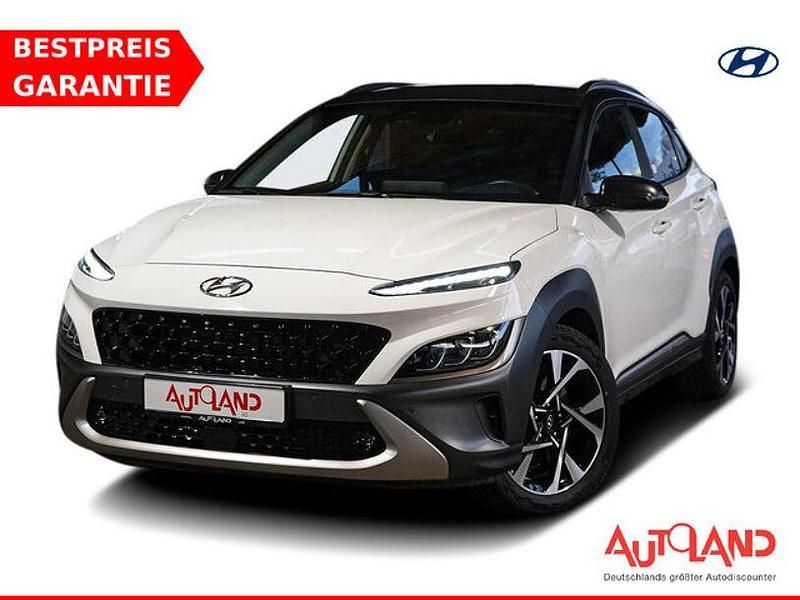 Weiß Gebraucht 2021 Hyundai Kona Prime SUV | 22.990 € (Fairer Preis) - Bild 1/4