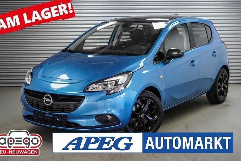 Blau Gebraucht 2019 Opel Corsa Color Edition Kleinwagen | 10.990 € (Fairer Preis) - Bild 1/4
