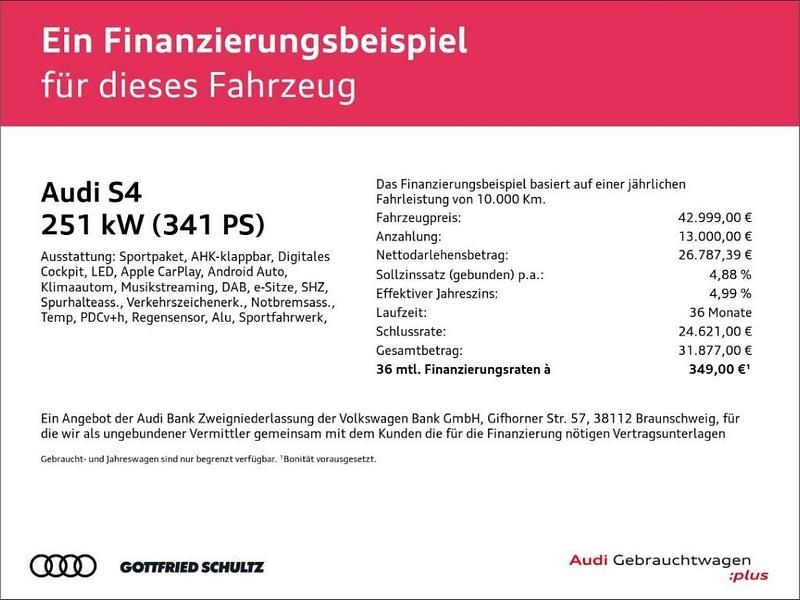 Gebraucht Audi S4 Basis 341 PS (250 kW) 2024 Grau Kombi