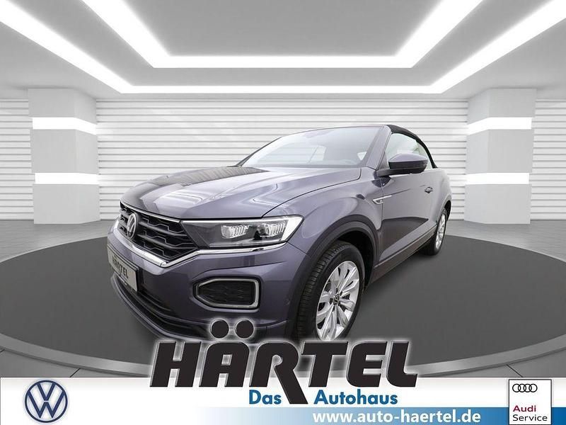 Rauchgrau (grey), metallic Gebraucht 2022 VW T-Roc Cabriolet R-line Cabrio | 26.900 € (Fairer Preis) - Bild 1/4