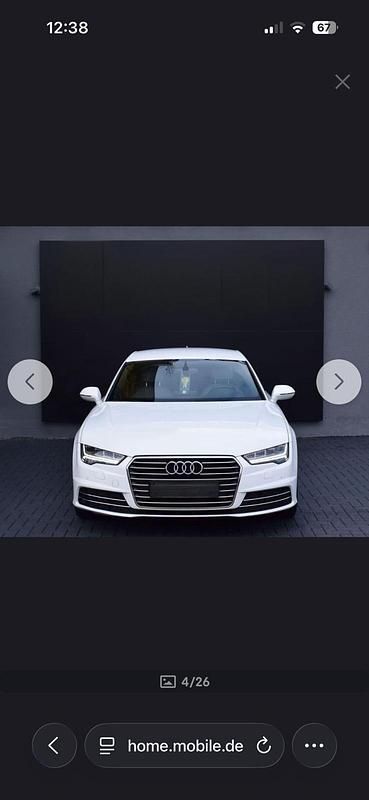 Gebraucht Audi A7 190 PS (139 kW) 2017 Weiß Kleinwagen