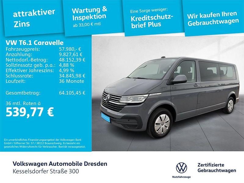 Pure grey Gebraucht 2024 VW T6.1 Comfortline Van | 57.980 € (Teuer) - Bild 1/4