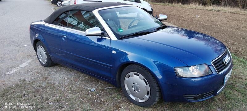 Blau Gebraucht 2003 Audi A4 Cabriolet Cabrio | 7.500 € (Teuer) - Bild 1/4