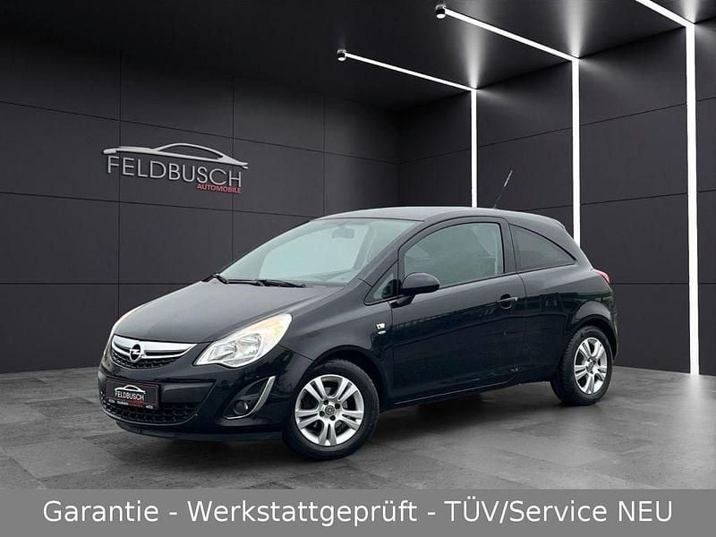 Schwarz Gebraucht 2011 Opel Corsa Satellite Kleinwagen | 3.980 € (Fairer Preis) - Bild 1/4