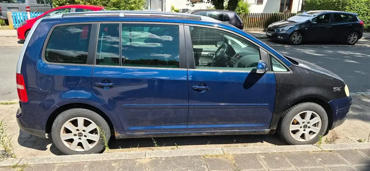 Gebraucht VW Touran 116 PS (85 kW) 2006 Blau Van / Kleinbus