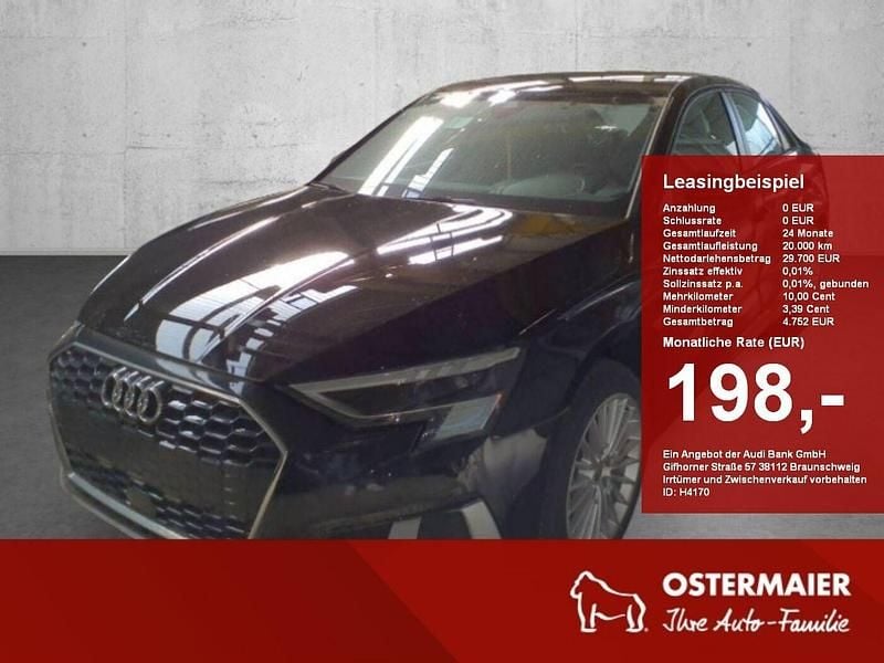Mythosschwarz Neu 2024 Audi A3 Advanced Plus Limousine | 29.700 € (Superpreis) - Bild 1/3